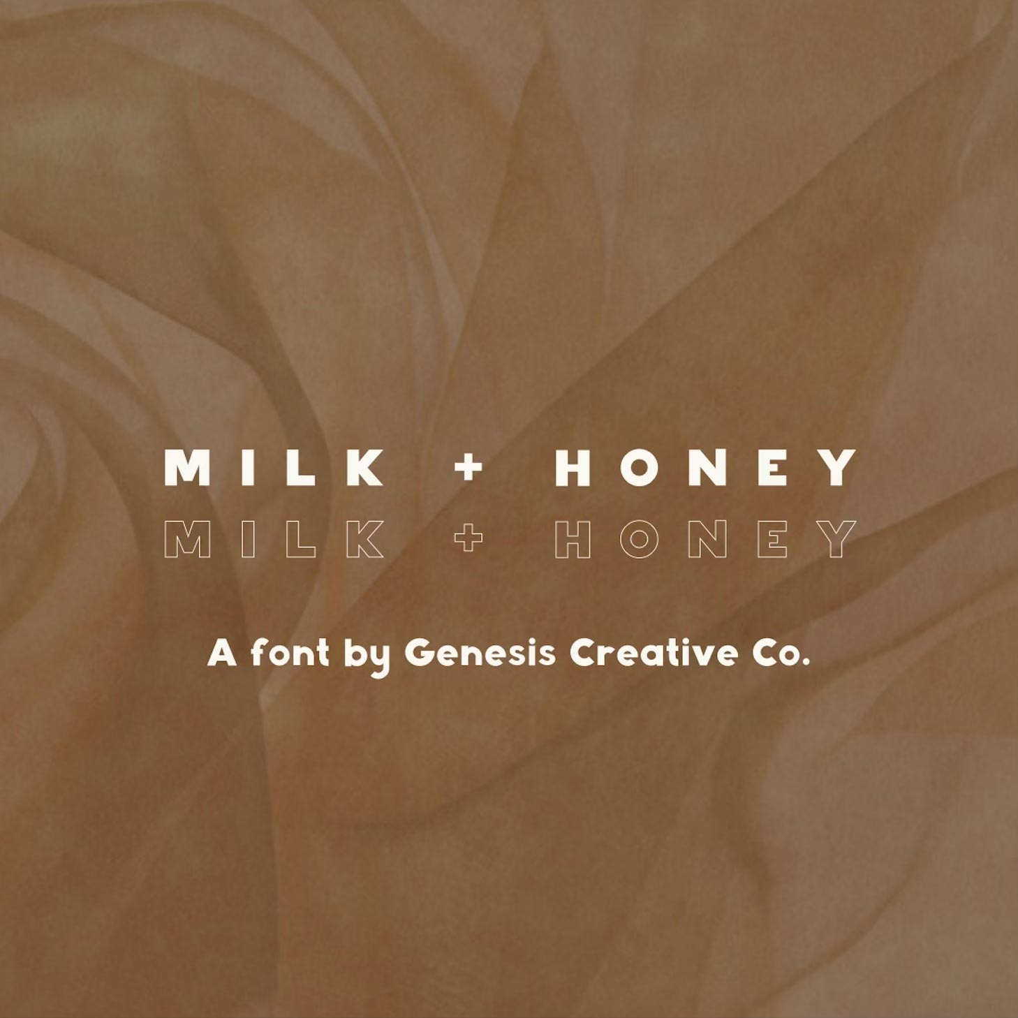 Milk + Honey Font